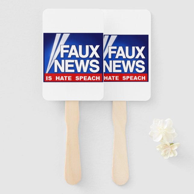 Leque Faux News (Frente e Verso)