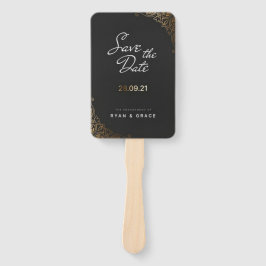 Leque Favores do Casamento Moderno Elegante