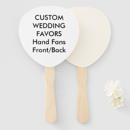 Leque Favoritos personalizados de casamento FANS-MÃO - E