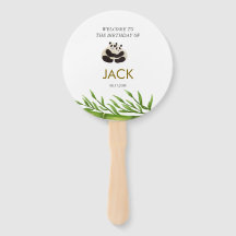 Festa de aniversário Bamboo de Panda Verde