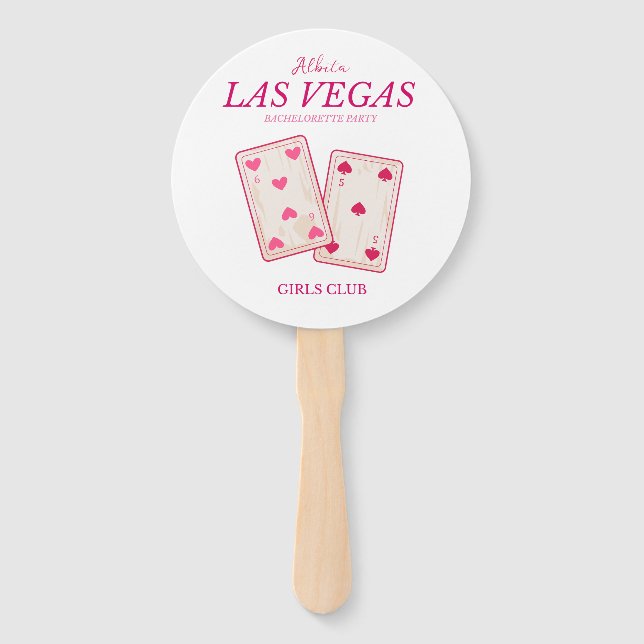 Leque festa de solteira de Las Vegas (Frente)