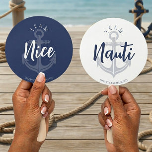 Leque Festa de Solteira Nauti ou Linda Âncora Náutica