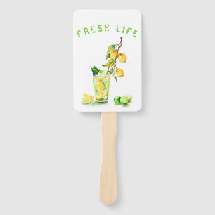 Leque Festa de Verão com limão fresco, limonada e limo
