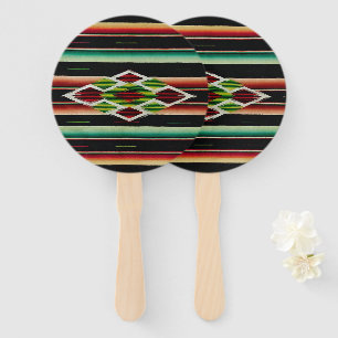 Leque Festa espanhola tradicional geral mexicana Serape