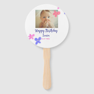 Leque Filhos bebês primeiro aniversario adicionar nome d
