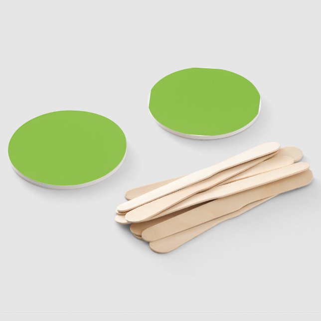 Leque Flat Lime Green Background – School Texture (Desmontado)