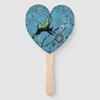 Leque Floco de neve de gato cósmico