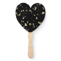 Flocos Dourados e Rosa Dourados Pretos