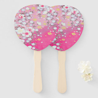 Leque Floral de Cereja Japonesa, Flor, Cor-de-Rosa, Bran