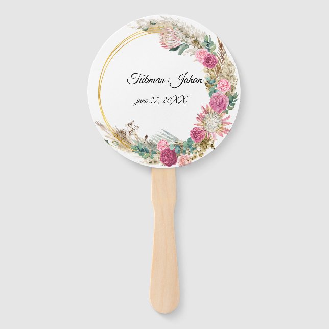 Leque Floral Eucalyptus Wedding (Frente)