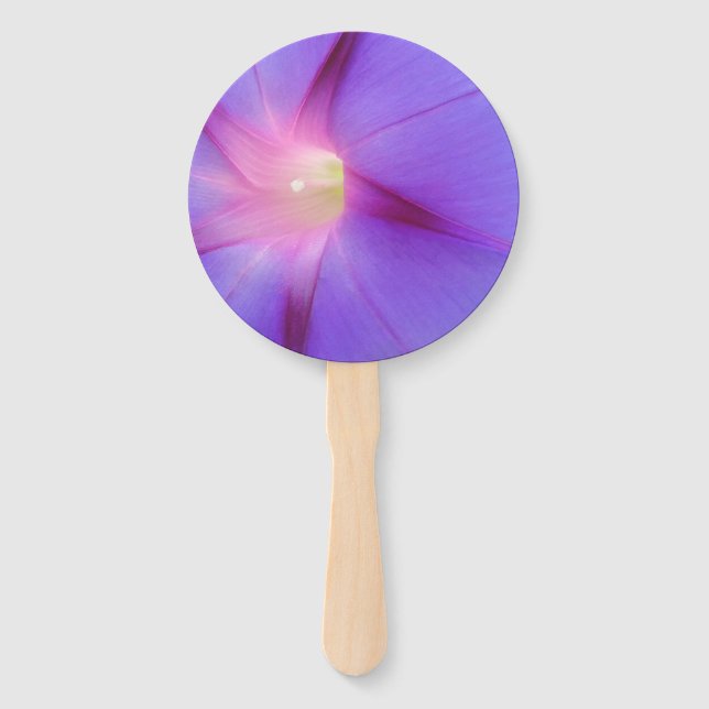 Leque Floral Roxo  (Frente)