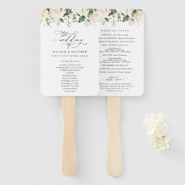 Leque Flores Brancas, Flores de Creme, Programa de Casam