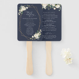 Leque Flores Brancas, Flores de Creme, Programa de Casam