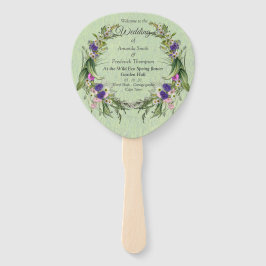 Leque Flores de primavera ecológicas selvagens