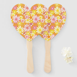 Leque Flores de Verão Ventiladores