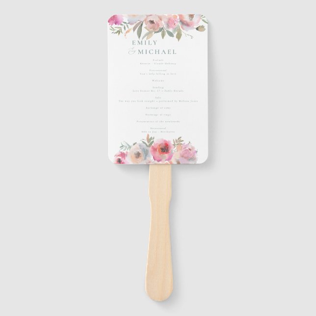 Leque Flores Românticas De Algodão Esfregam Blue Sage Pr (Frente)