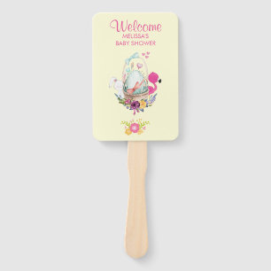 Leque Flores Rosa, Ovos, Flamingo E Coalhada