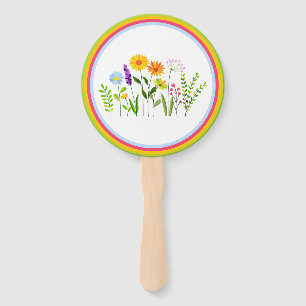 Leque Flores selvagens primavera Summer