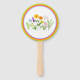 Leque Flores Silvestres de Primavera e Verão