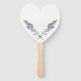 Leque Flórida roxa delicada