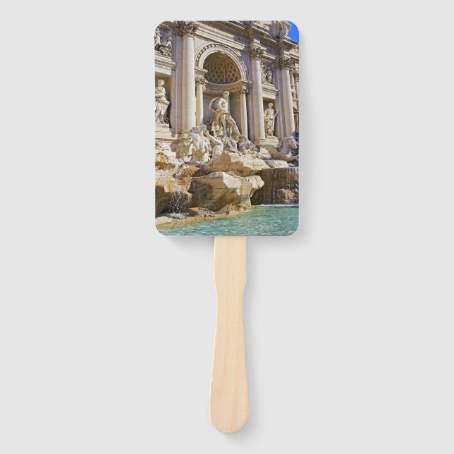 Leque Fonte de Trevi Roma Fotografia (Frente)