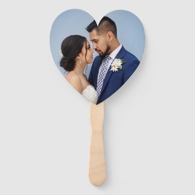 Leque Foto de casamento personalizada de casal (Frente)