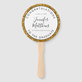 Leque Foto de classe de escola de pós-graduação com bril