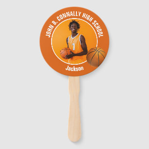 Leque Foto de jogador de basquete laranja Espírito de es