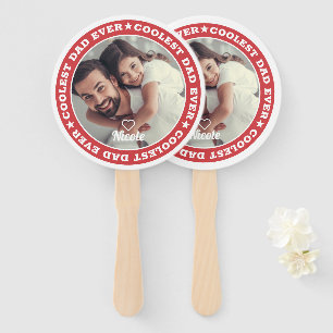 Leque Foto Personalizada Do Pai Mais Legal Do Que Nunca