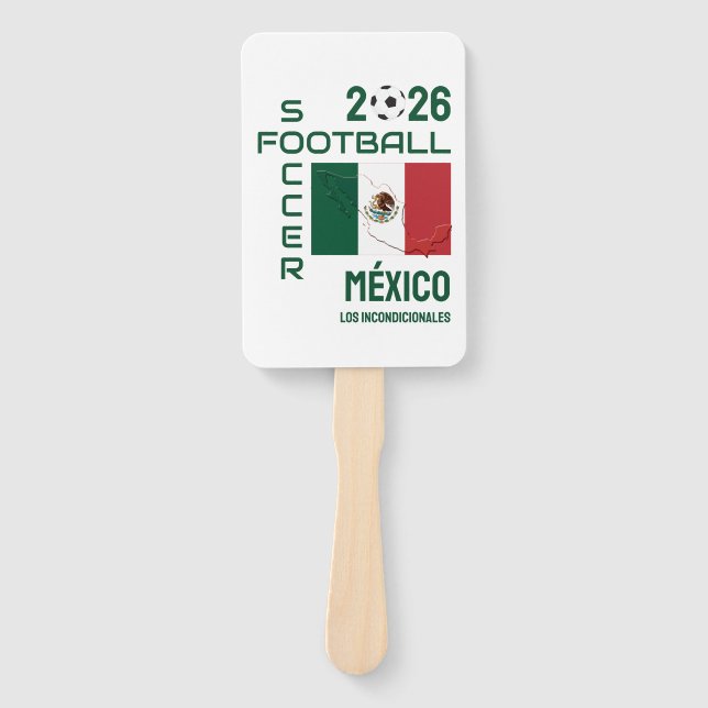 Leque Futebol Americano Futebol MEXICO (Frente)