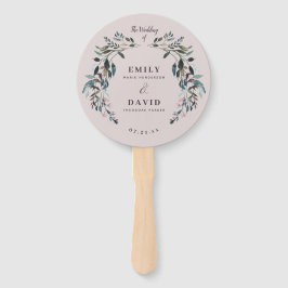 Leque Garden Crest | Programa de Festas de casamento de