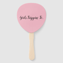 Leque Garotas divertidas viajando para... Seu destino