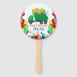 Leque Garoto de balões de lixo do Dinossaur