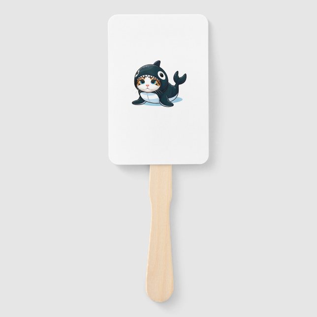 Leque Gato no Figurino de Orca (Frente)