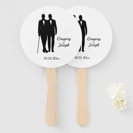 Leque Gay com Nomes e Data