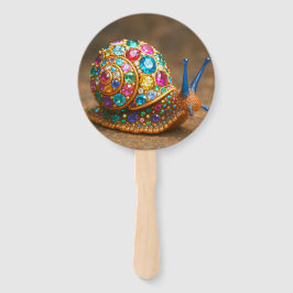 Leque Gem Encrusted Snail