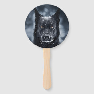 Leque German shepherd Preto