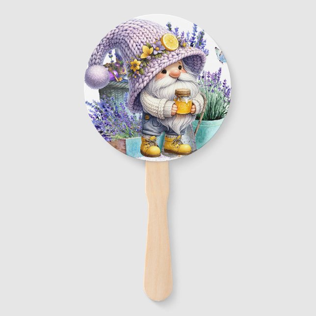 Leque Gnomo Lavanda Doce (Frente)