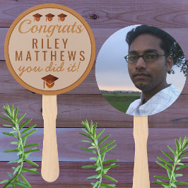 Leque Graduação de Graduação Legal Parabéns Foto Montada