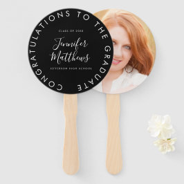 Leque Graduação Fan School Color Class Photo