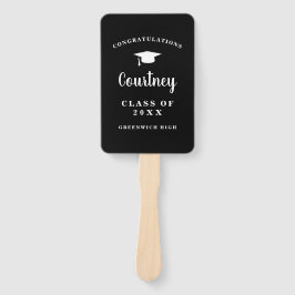 Leque Graduação Moderna do Conselho Mortar de Foto Simpl