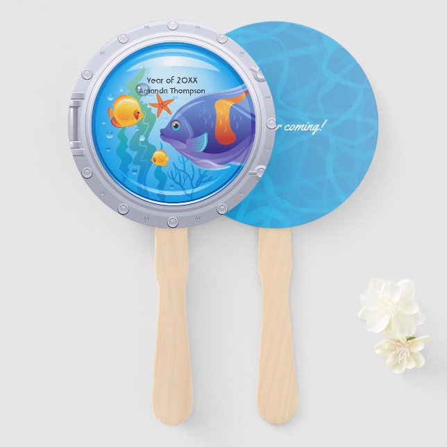 Leque Graduação Náutica (Frente e Verso)