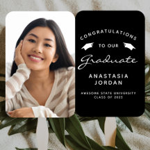 Graduação Personalizada de Foto em Branco Preto em