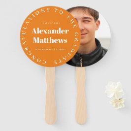 Leque Graduação Viva Laranja Foto Masculina Da Sua Class