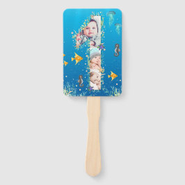 Leque Grande primeiro aniversario Sob A Colagem De Fotos