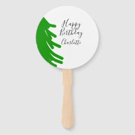 Leque Green Christmas tree happy birthday December winte