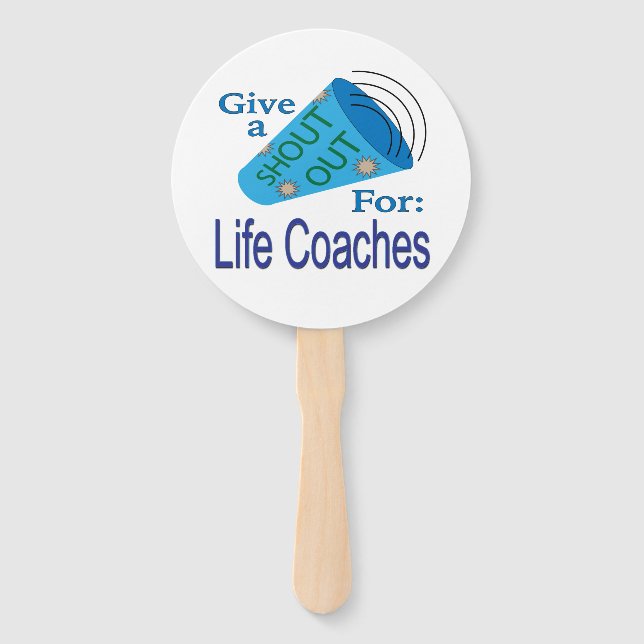 Leque Grito de Apoio para Coaches de Vida (Frente)