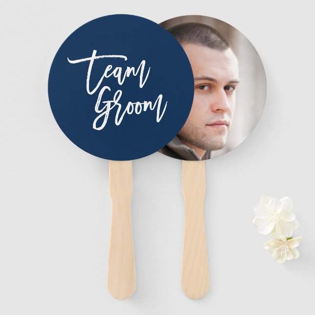 Leque Grupo de Grupos de Script de Pincel Branco em Plan (Frente e Verso)