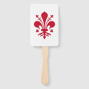 Leque Grupo patriótico de fãs manuais com bandeira de Fl