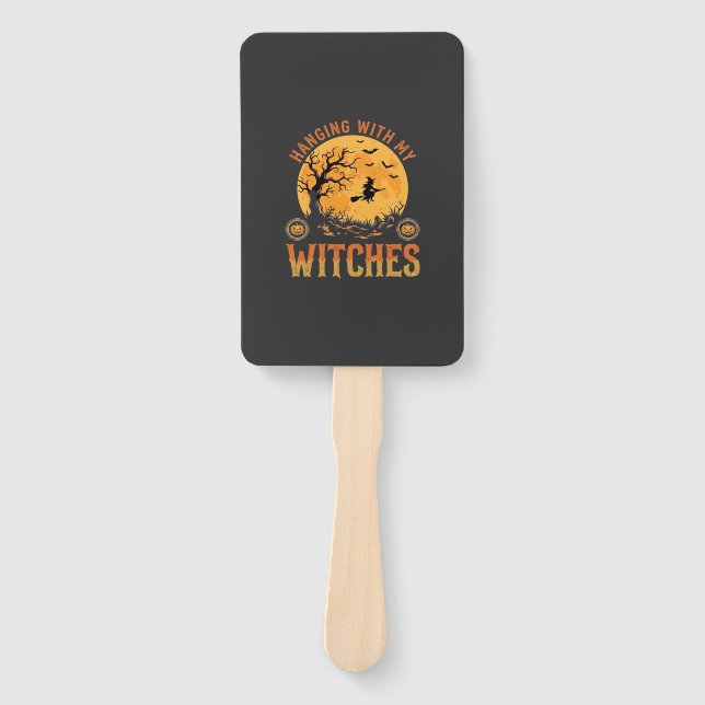 Leque Halloween das Minhas Bruxas (Frente)